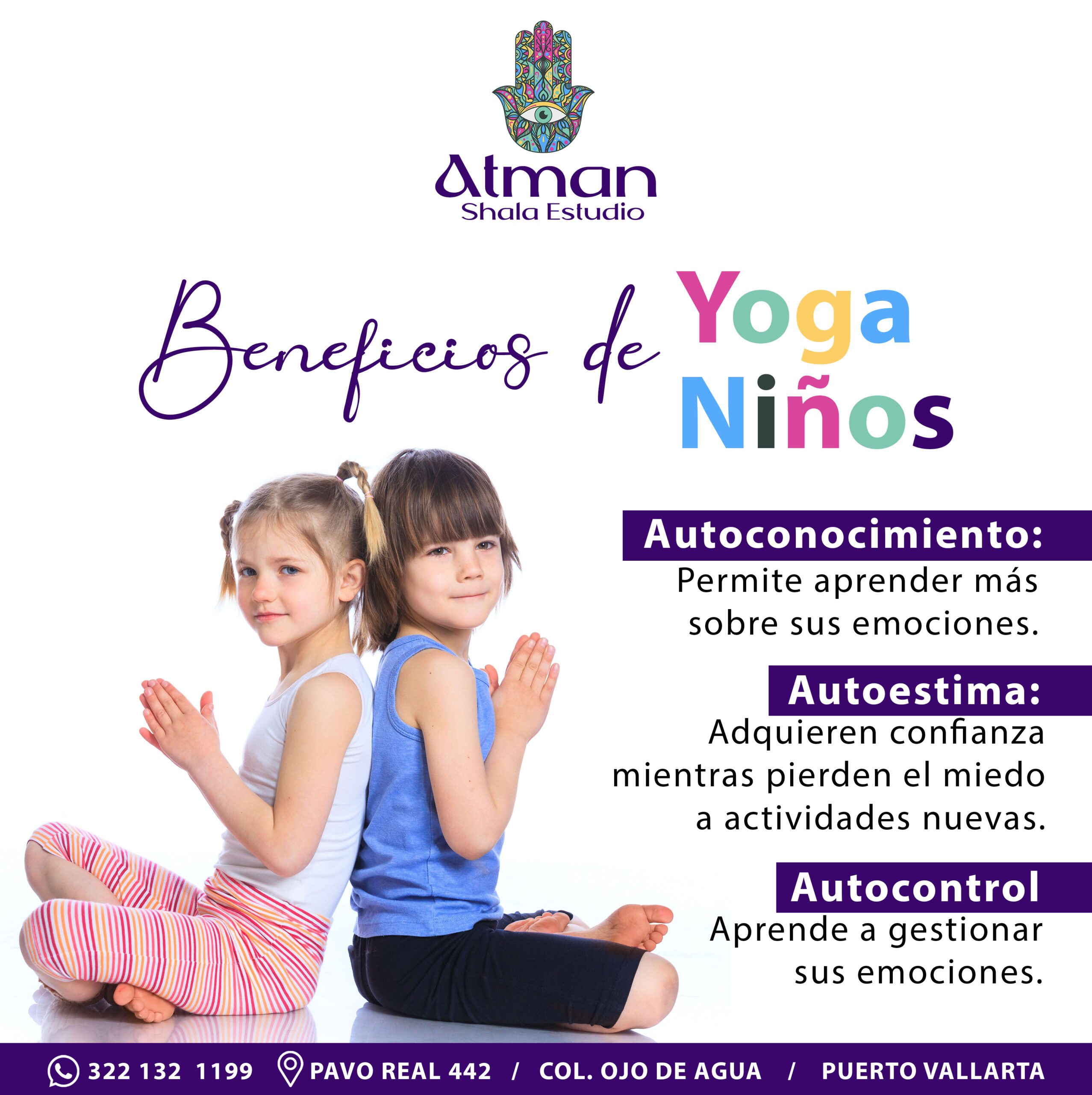 Beneficios yoga niños